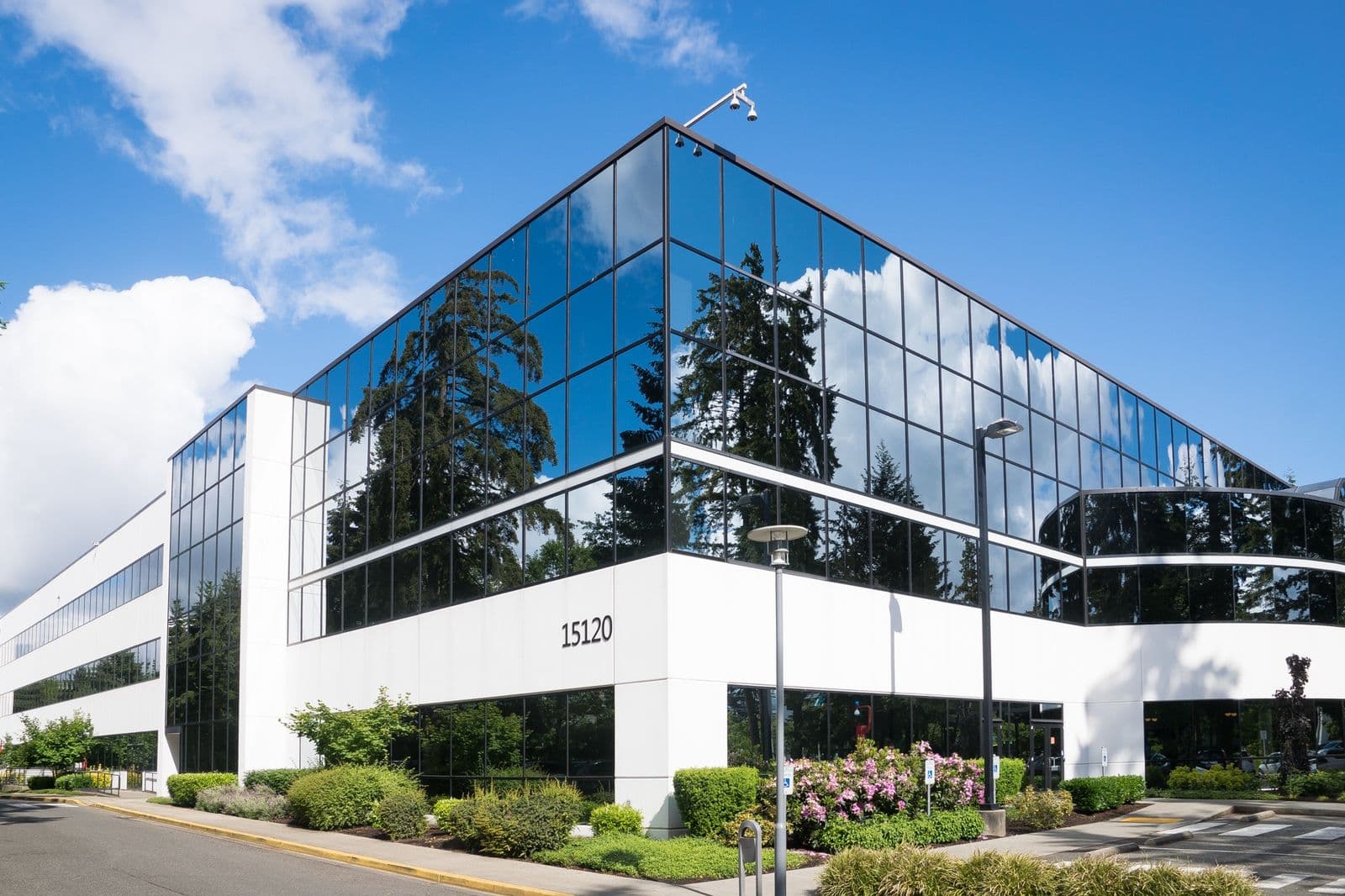 Commercial office building exterior
